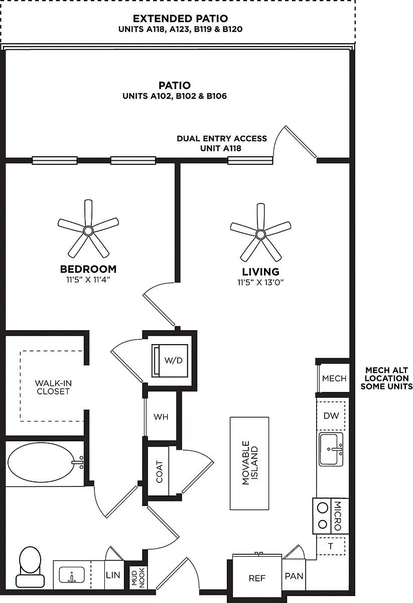 Floor plan A1 Extended
