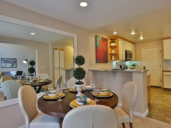 dining with kitchen