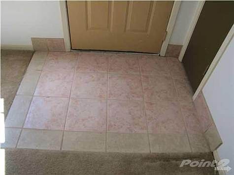 Tile @ front door.