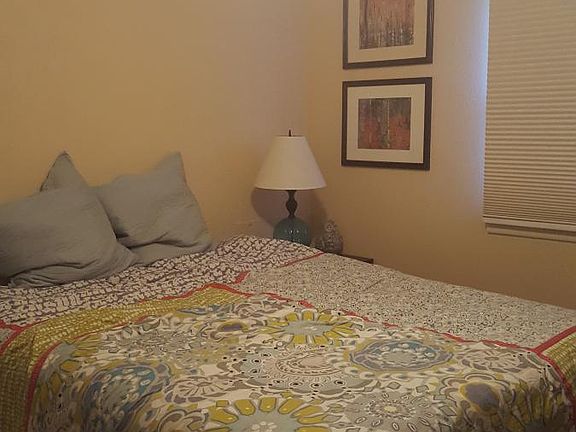 Bedroom fits queen bed