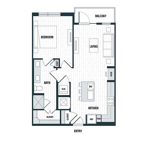 Floor plan A2a