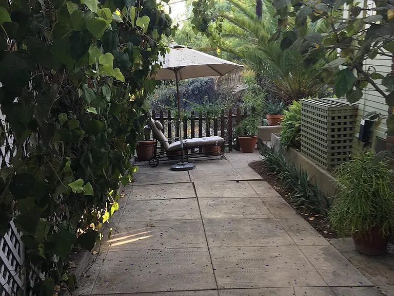 Third patio for relaxation