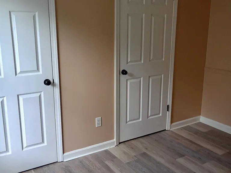 Office that connects to master bedroom