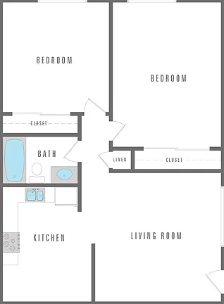 2 Bedroom 1 Bath 2 Bedroom 1 Bath