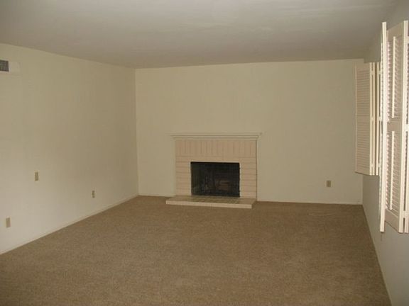 living room with fireplace