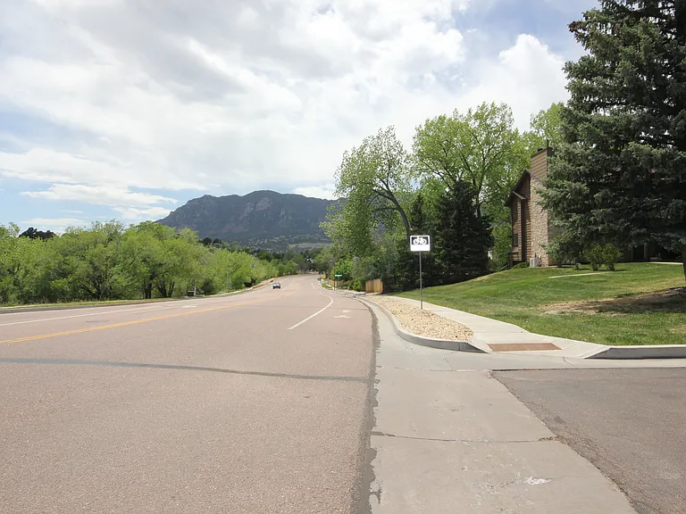 Views at the entrance of the community
