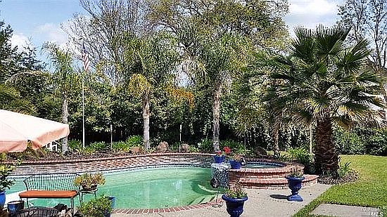 Pool is maintained weekly