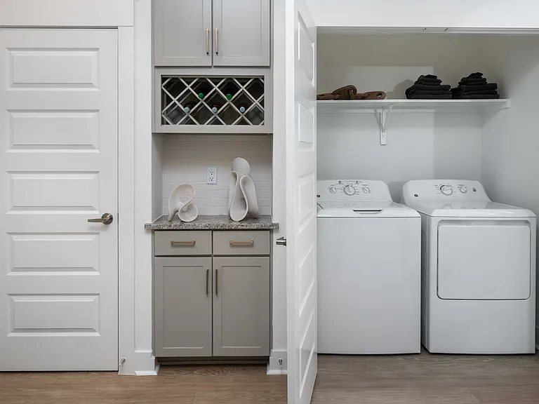 Full-size washer and dryer