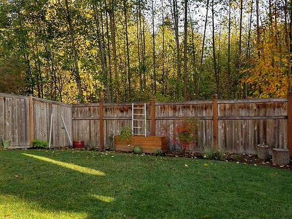 Private backyard