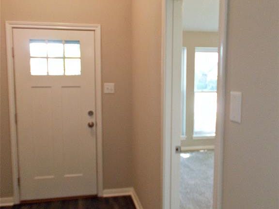 New front door has window, new hardware