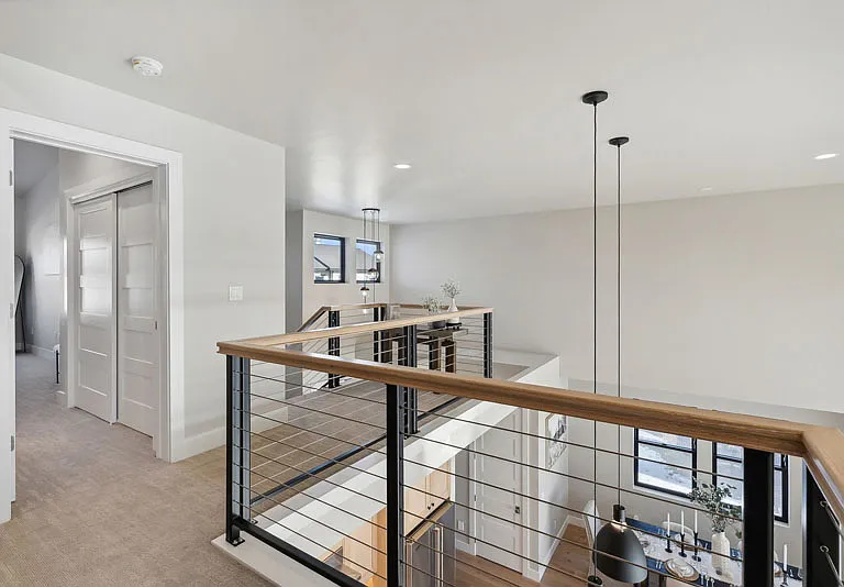 Upper level open to great room