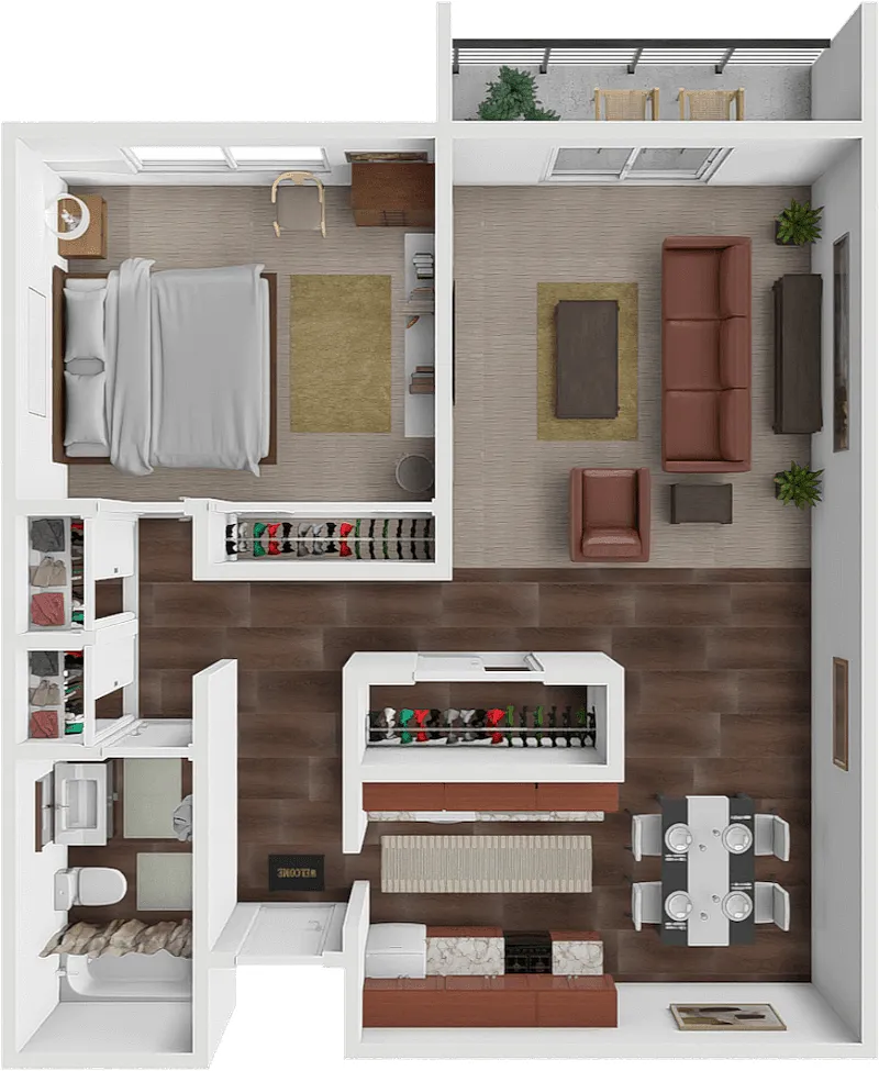 Floor plan Belay