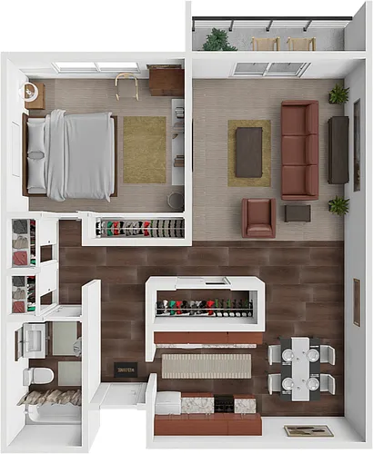 Floor plan Belay