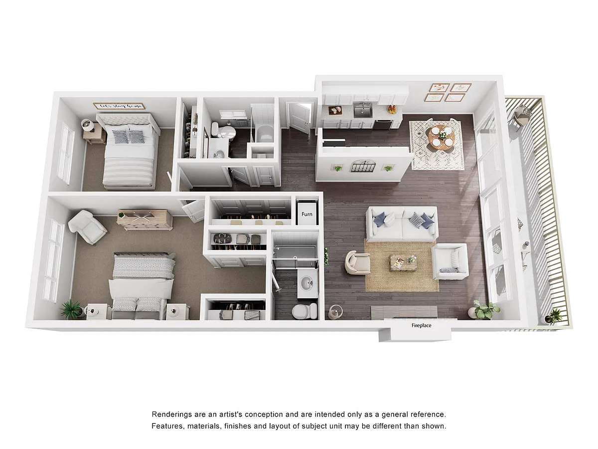Floor plan 2X2