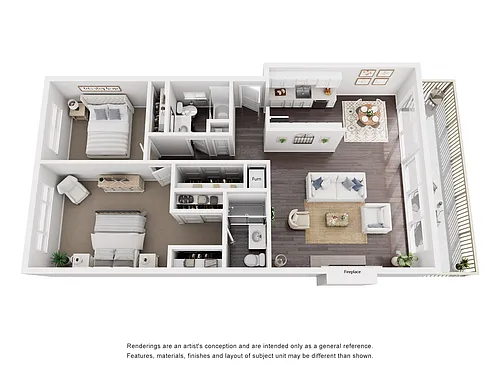 Floor plan 2X2-R