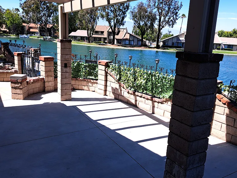 Back yard patio