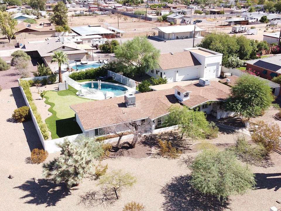 Aerial View - on a black with mainly farm houses, no HOA, lots of space!