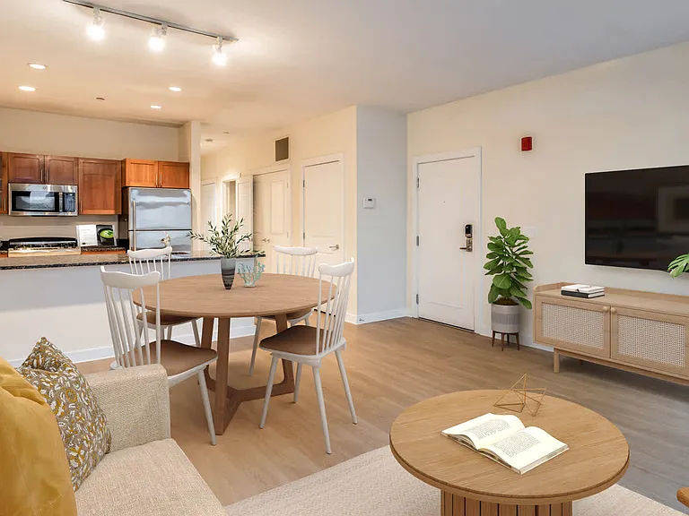 Living Room with Hard Surface Flooring