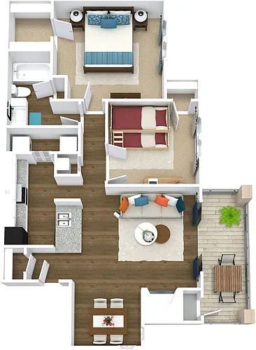 Floor plan The Oak