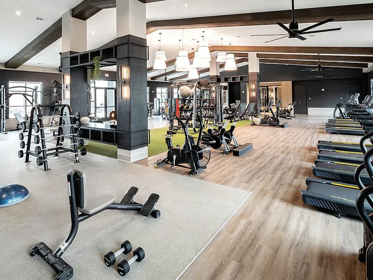 State-of-the-art fitness center