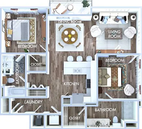 2 BEDROOM | 2 BATH 2 BEDROOM | 2 BATH