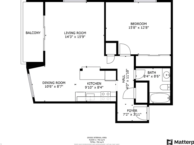 One Bedroom W/ Balcony One Bedroom W/ Balcony