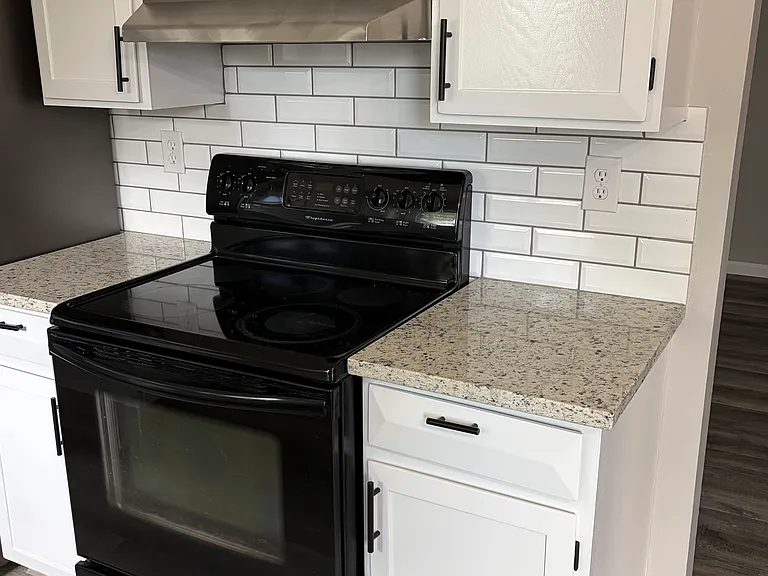New countertops and backsplash