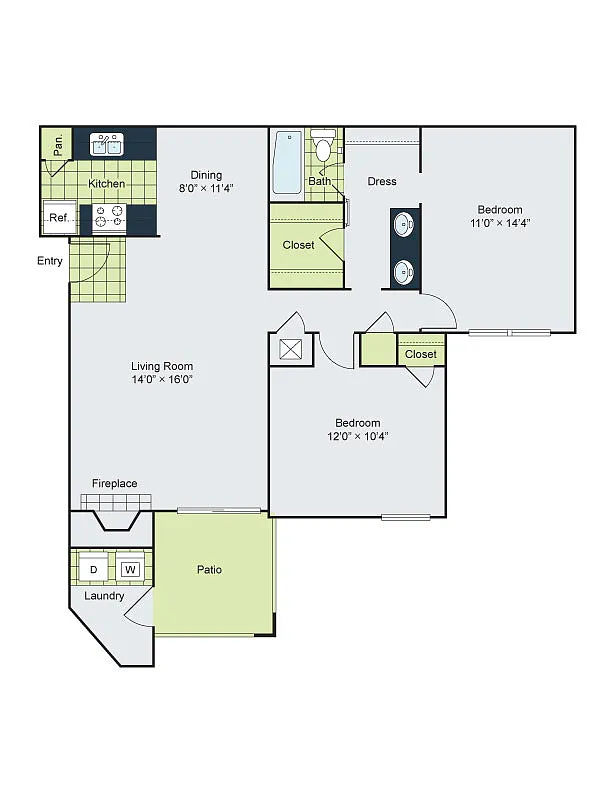 Floor plan B3