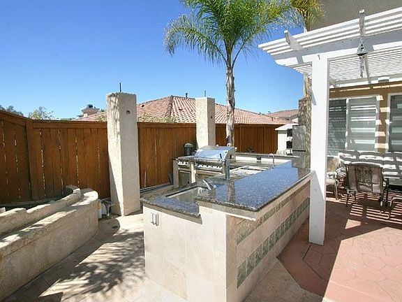 Outdoor BBQ area