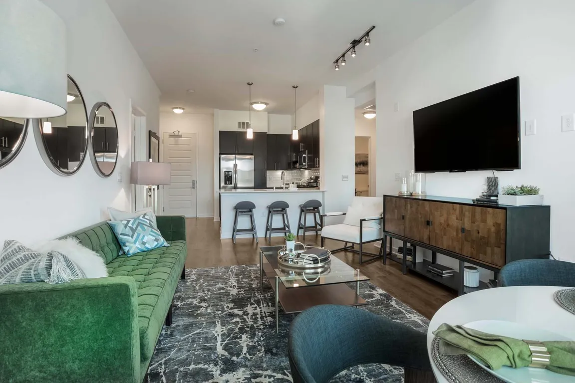Kick back and relax in a stylish living space made for everyday comfort and entertaining
