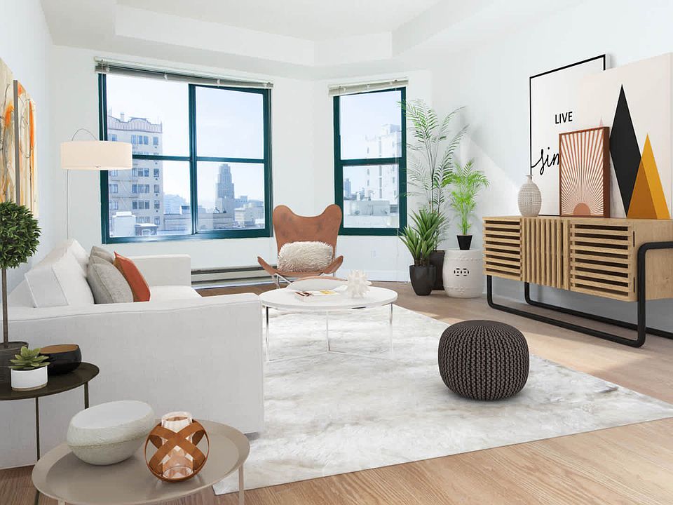 Living Room with Hard Surface Flooring