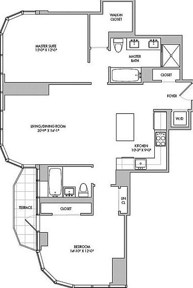 1st image of 555 W 59th St APT 26B