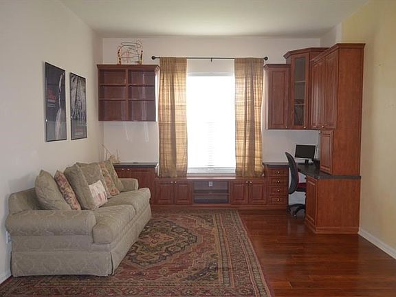 Formal Living Room with Built in Desk