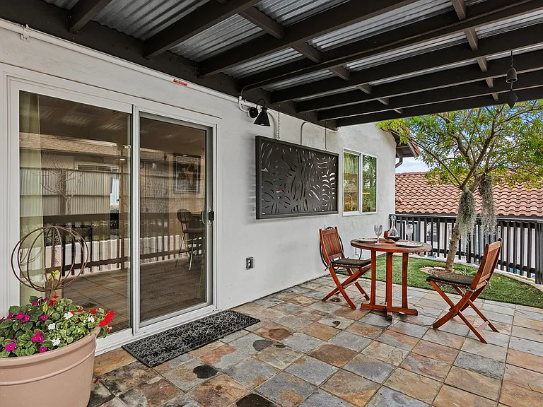 Covered patio