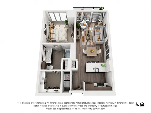 Floor plan 1E