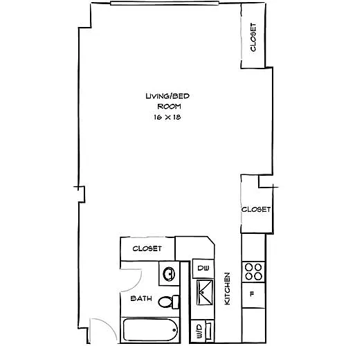 Floor plan Drexel B