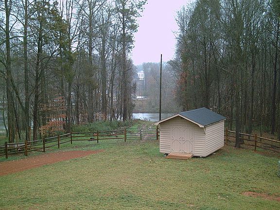 Looking off the back balcony