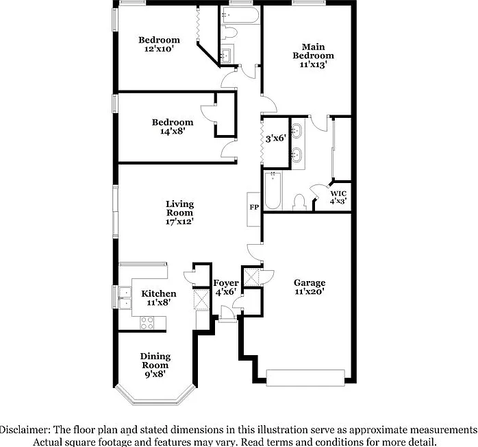 3 bed, 2.0 bath, 1149 sqft, $1,690 — Photo 2