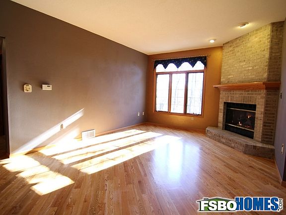Living Room with Refinished Oak Floors