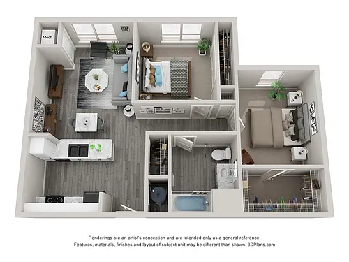 Floor plan B1