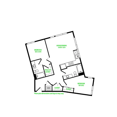 Floor plan 210W