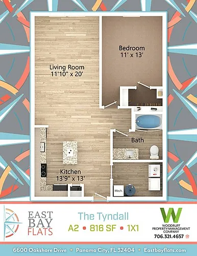Floor plan The Tyndall