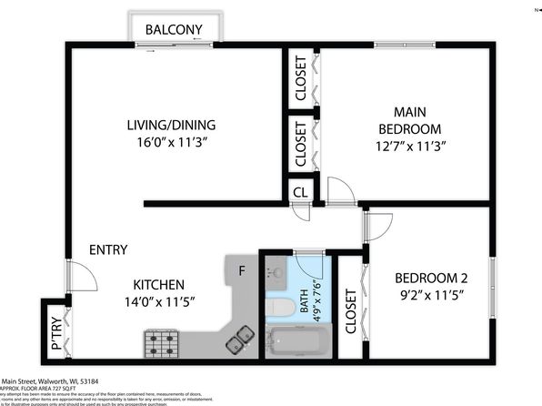 Main Street Apartments, 260 N Main St, Walworth, WI 53184