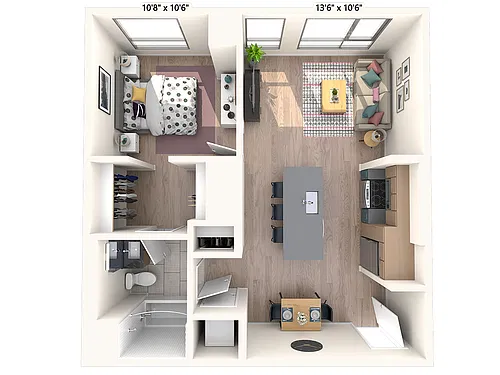 Floor plan T-B1