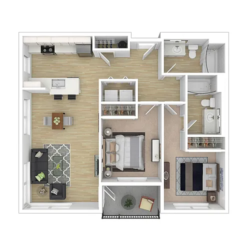 Floor plan B1-A