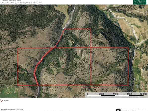 Hawk Creek Rd N, Davenport, WA 99122