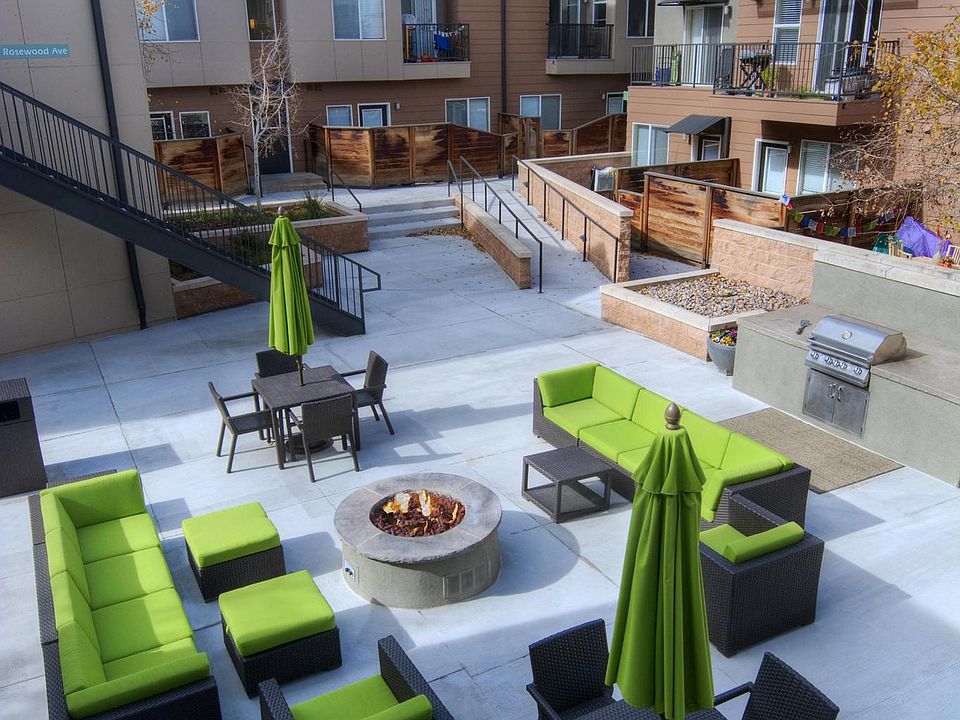 2 outdoor patios with firepits and grills