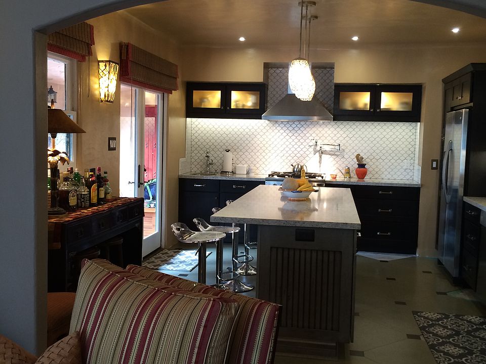 Remodeled kitchen from LR