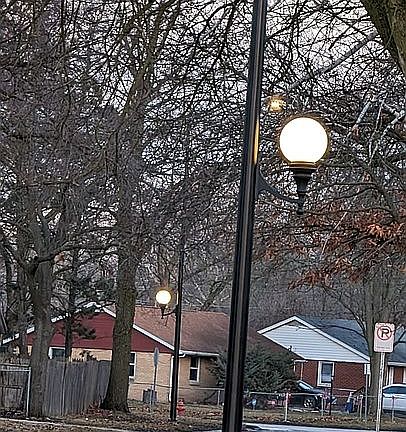 New colonial style lights 
