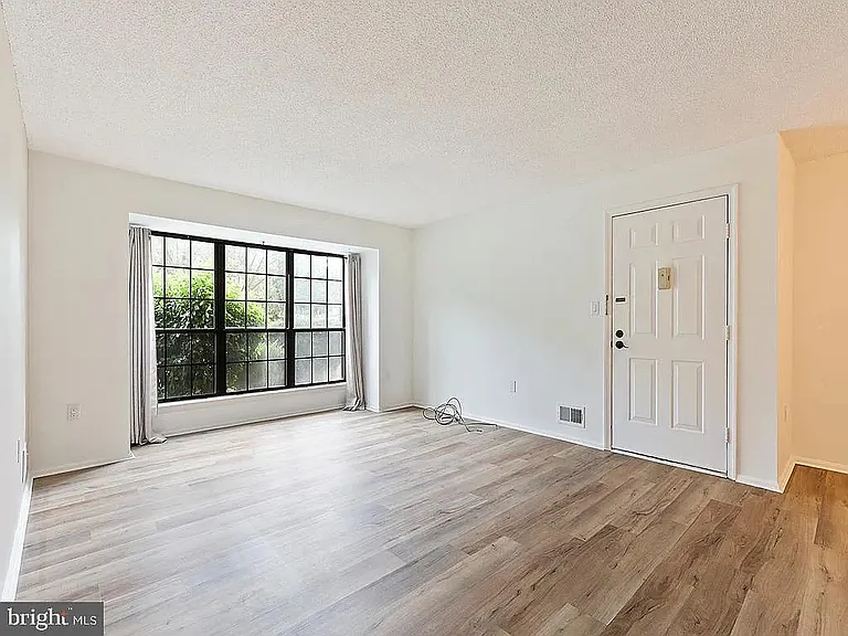 Well lit living room.